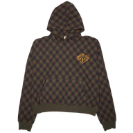 AZVA HOODIE 'CACTUS PLAID'