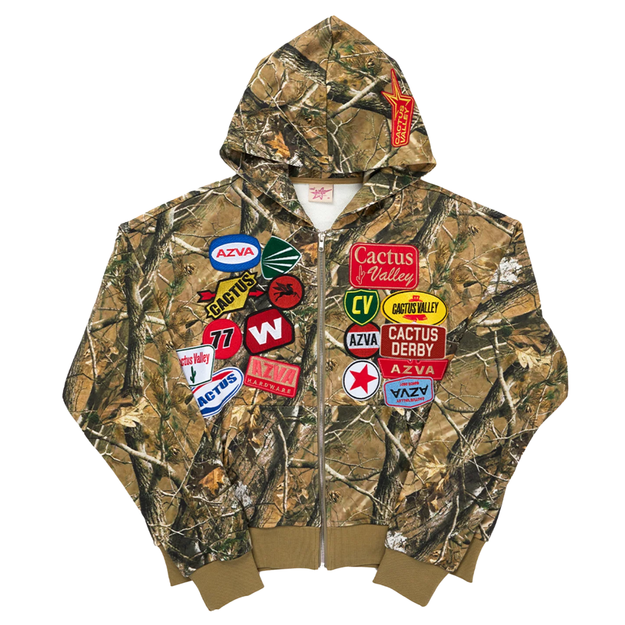 AZVA HOODIE 'REST STOP CAMO'