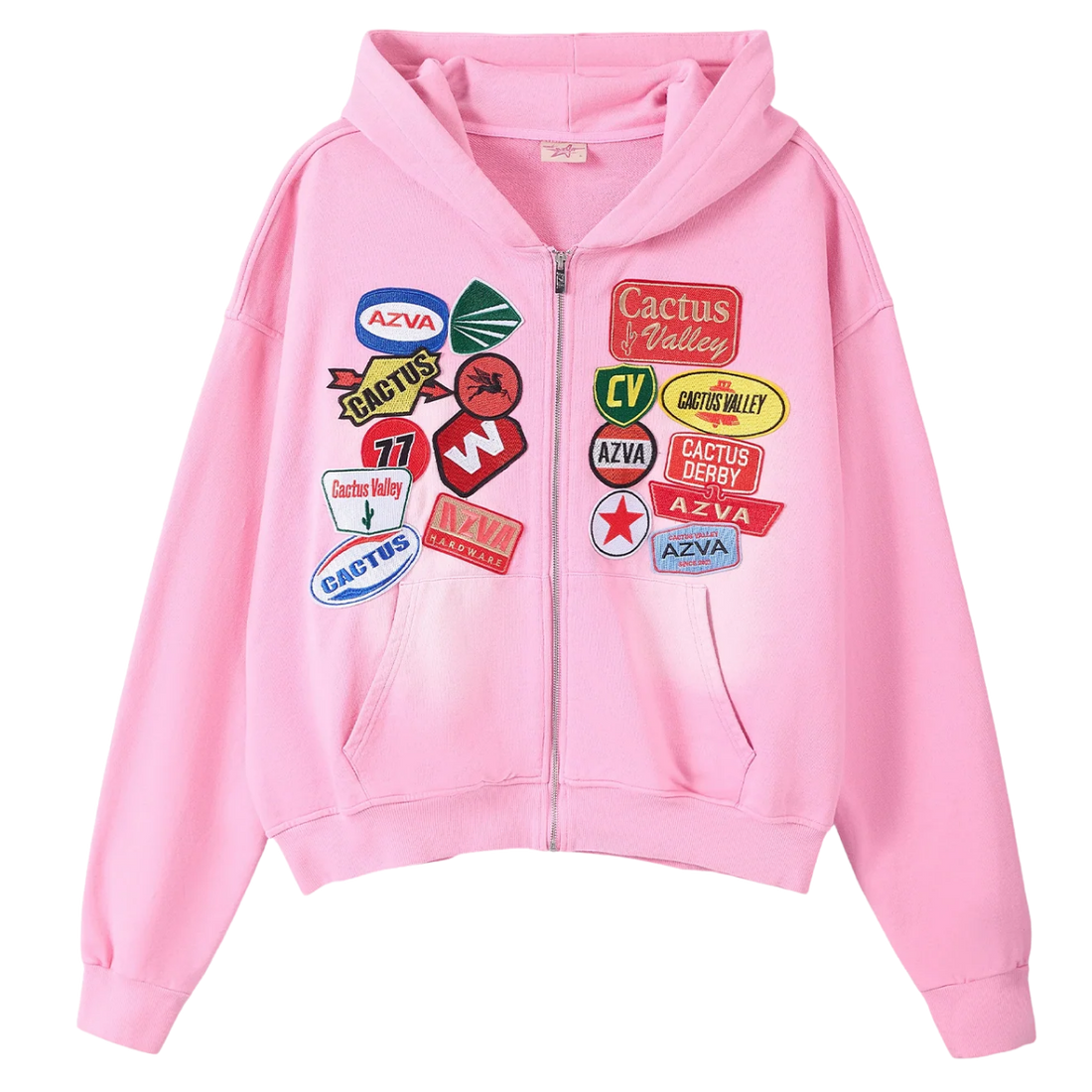 AZVA HOODIE 'REST STOP PINK'