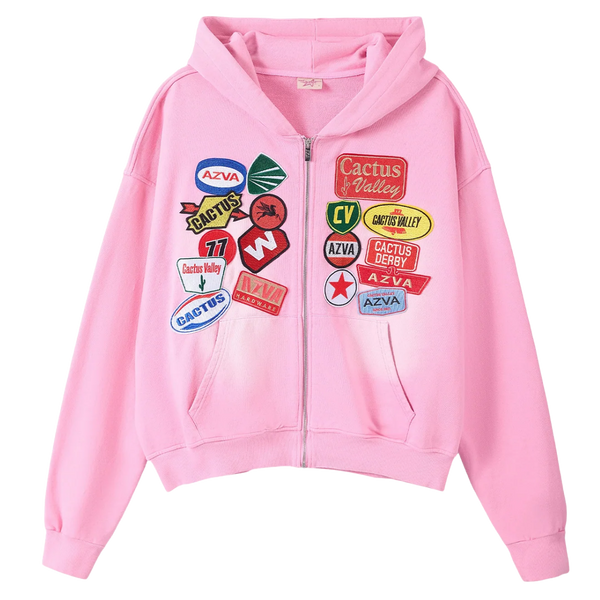 AZVA HOODIE 'REST STOP PINK'
