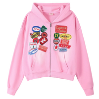 AZVA HOODIE 'REST STOP PINK'