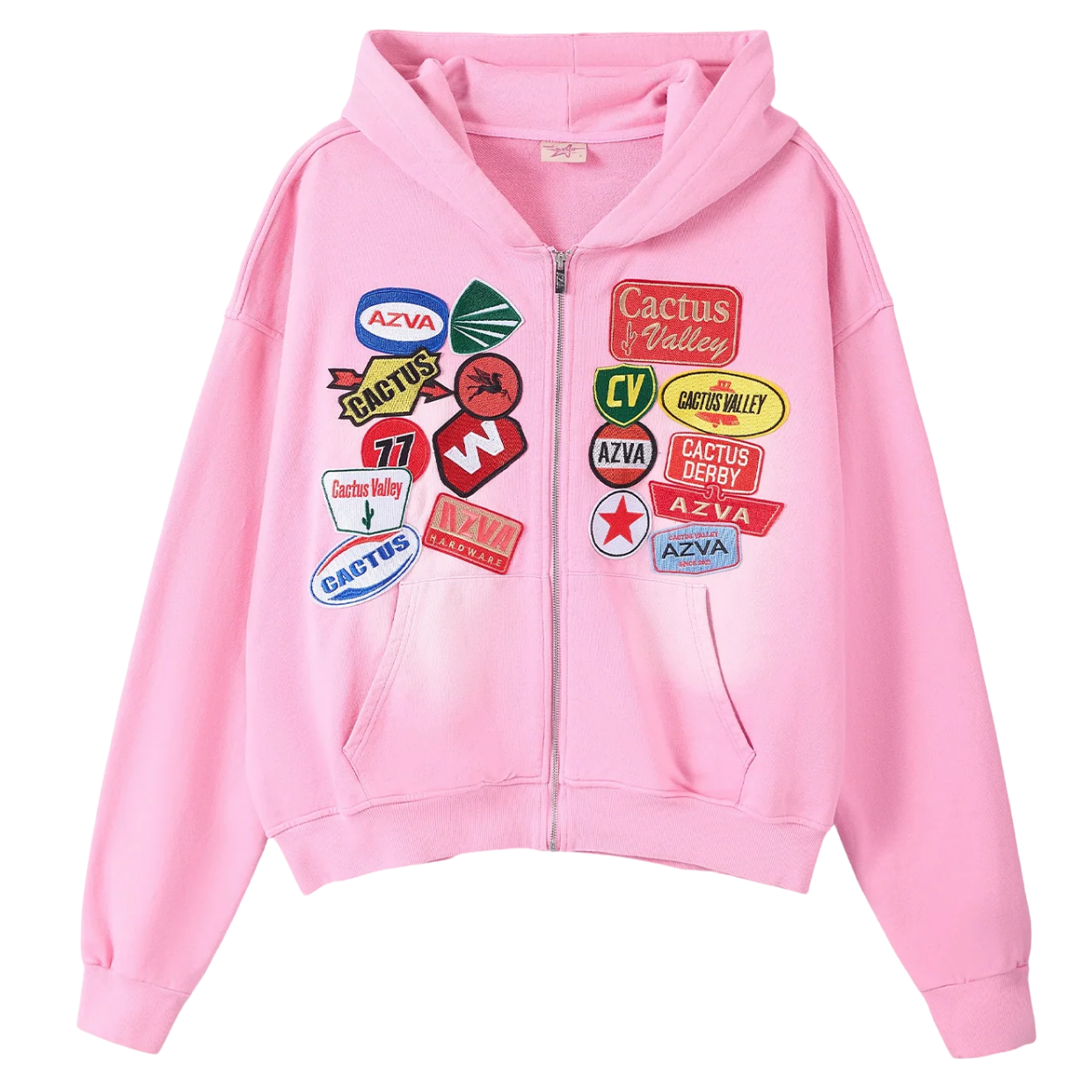 AZVA HOODIE 'REST STOP PINK'