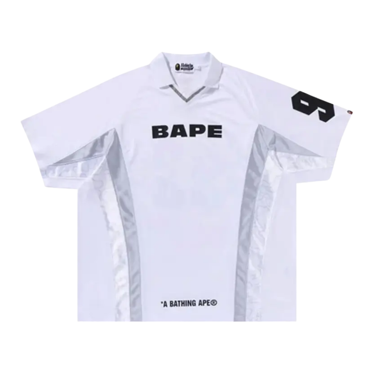 BAPE JERSEY 'SOCCER WHITE'