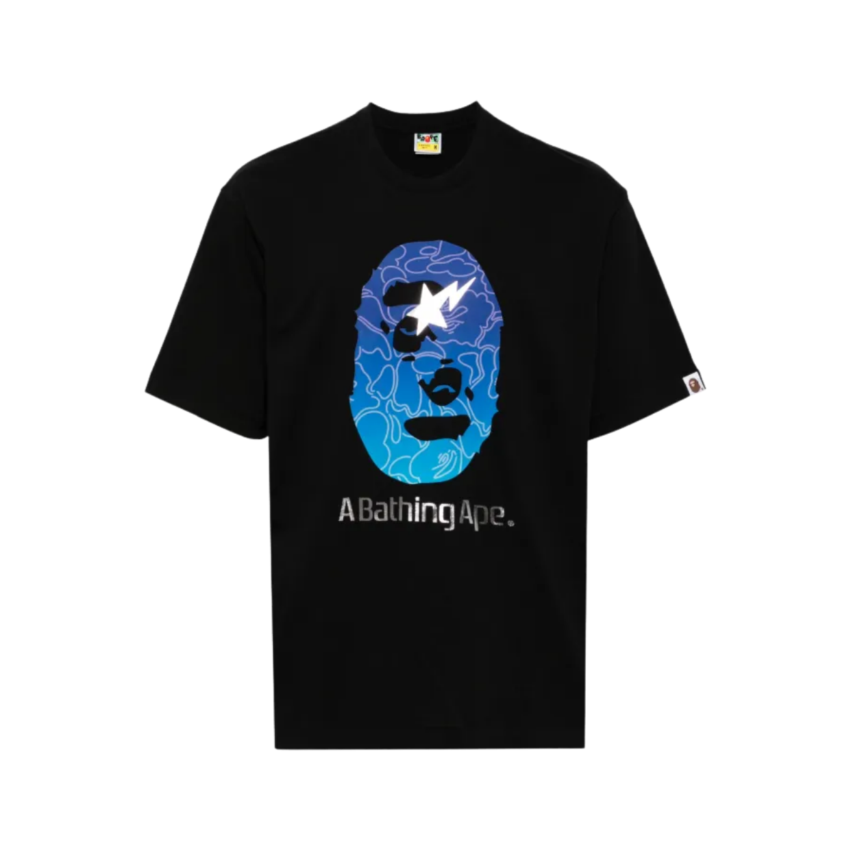 BAPE TEE 'RELAXED CAMO HEAD BLACK'