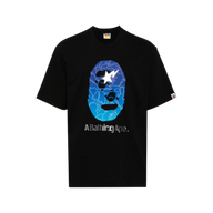 BAPE TEE 'RELAXED CAMO HEAD BLACK'