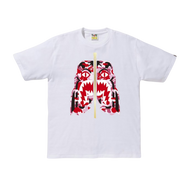 BAPE TEE 'CAMO TIGER WHITE PINK'