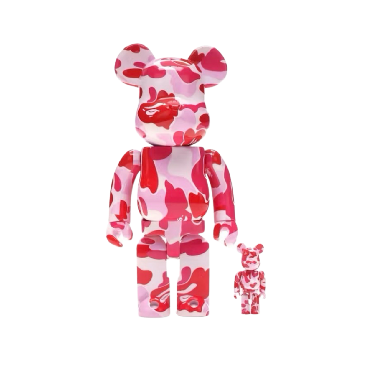 BEARBRICK 'BAPE PINK CAMO'