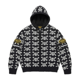 Supreme Zip-Up 'Vanson Leathers Skull Black'