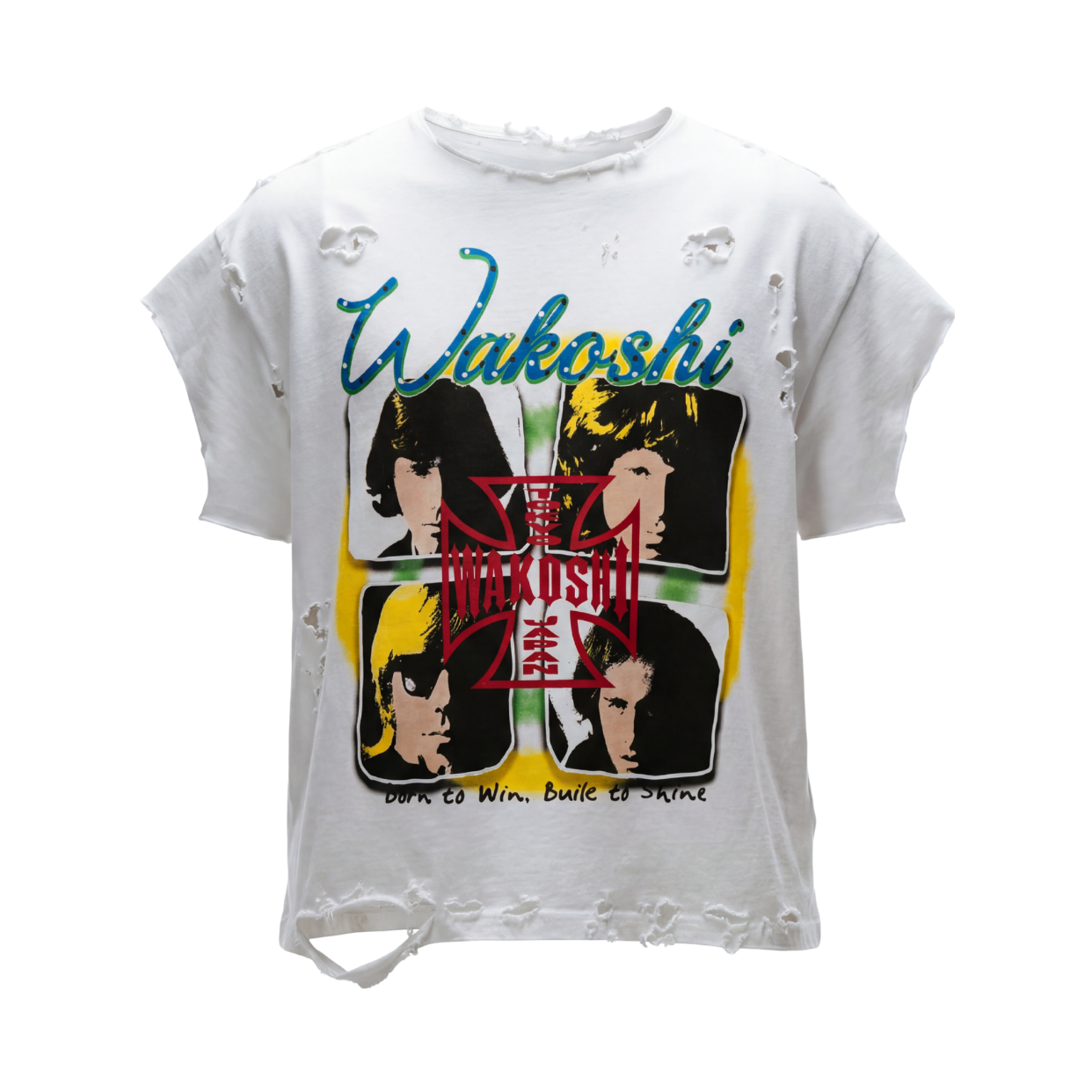 WAKOSHI TEE 'WAKOSHI STARS WHITE'