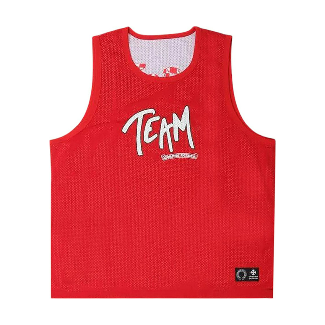 CHROME HEARTS JERSEY 'MATTY BOY SPORTS MESH REVERSIBLE RED'