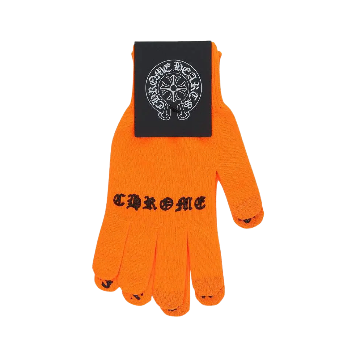 CHROME HEARTS GLOVES 'WORK ORANGE'