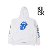 CHROME HEARTS HOODIE 'WHITE BLUE LIPS'