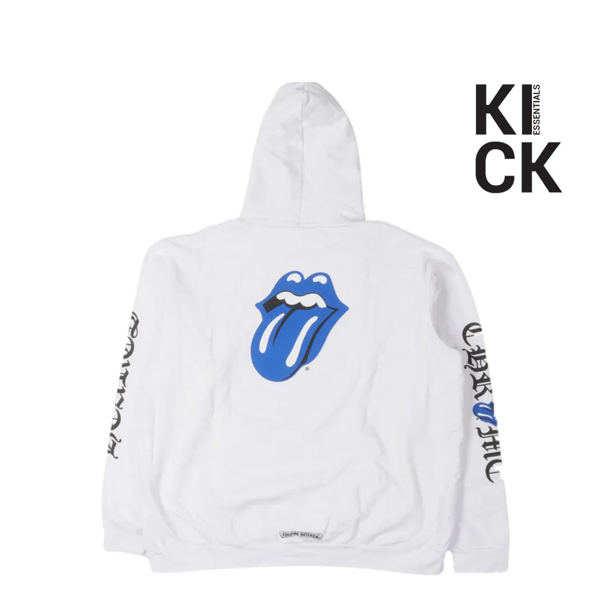 CHROME HEARTS HOODIE 'WHITE BLUE LIPS'