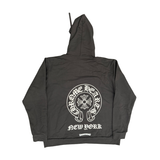 CHROME HEARTS HOODIE 'NEW YORK EXCLUSIVE HORSESHOE LOGO BLACK'