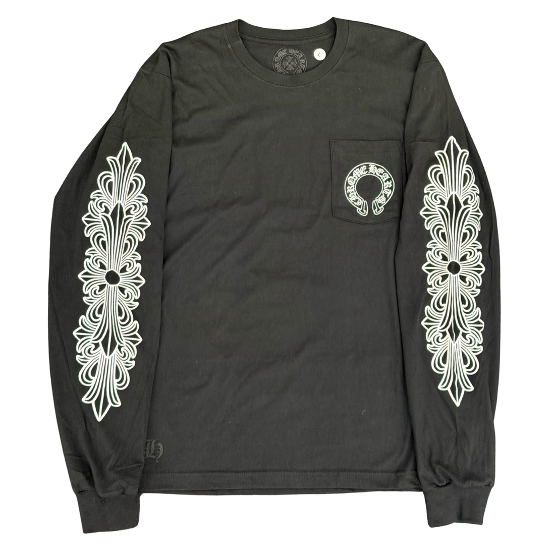 CHROME HEARTS LONGSLEEVE 'FLORAL BLACK'