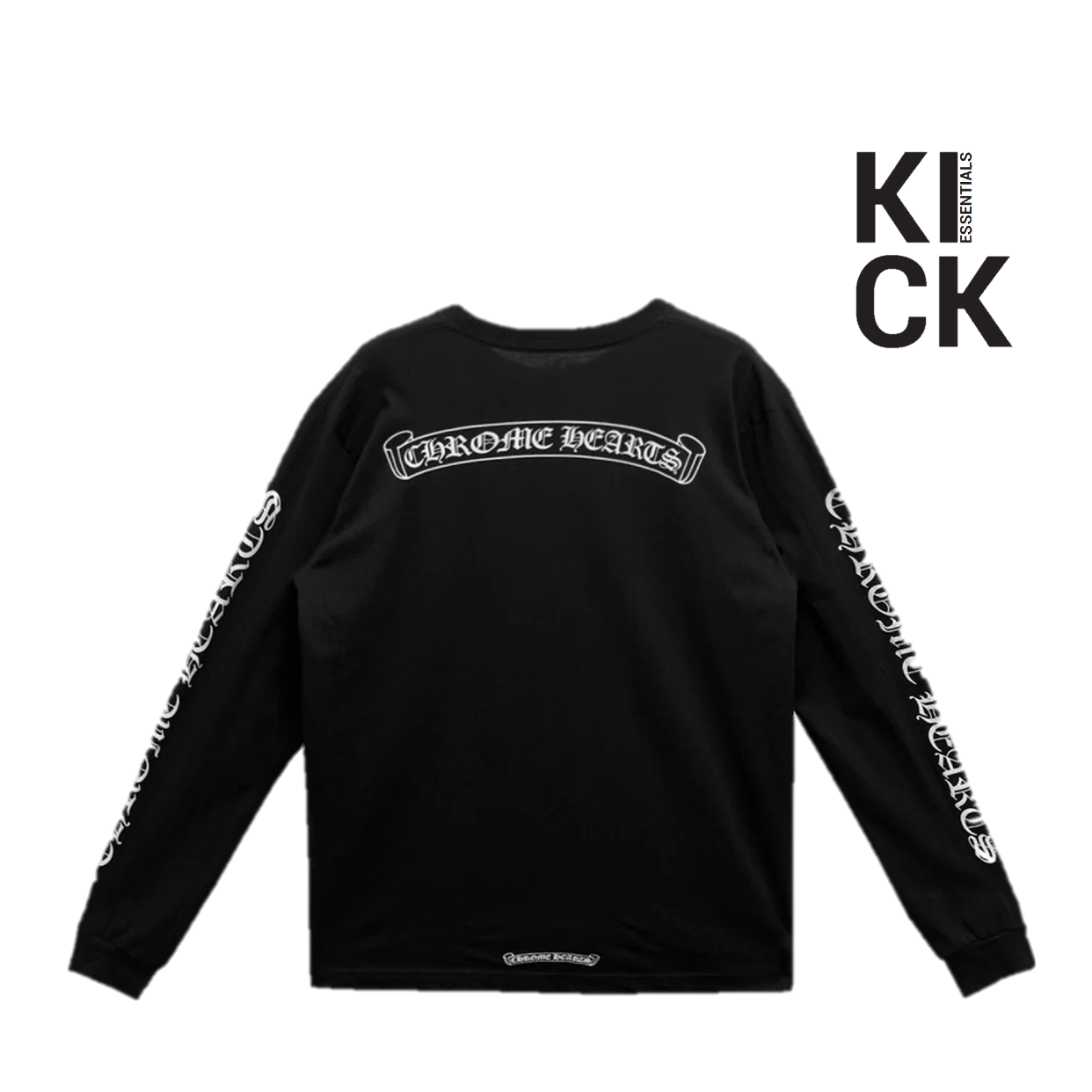 CHROME HEARTS LONGSLEEVE 'BLACK SCROLL'
