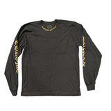 CHROME HEARTS LONG SLEEVE POCKET TEE 'BLACK ARMY GREEN'