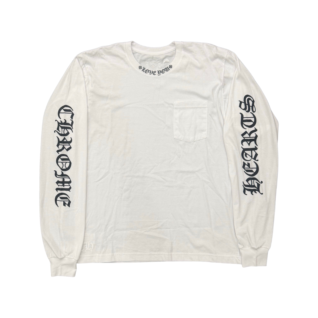 CHROME HEARTS LONGSLEEVE 'LOVE YOU WHITE'