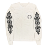 CHROME HEARTS LONGSLEEVE 'FLORAL WHITE'