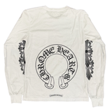 CHROME HEARTS LONGSLEEVE 'FLORAL WHITE'