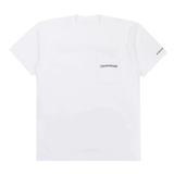 CHROME HEARTS TEE 'SCROLL LOGO POCKET WHITE'