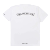 CHROME HEARTS TEE 'SCROLL LOGO POCKET WHITE'