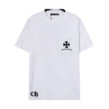 CHROME HEARTS TEE 'SPIRAL CROSS LOGO WHITE (LIGHTLY USED)'