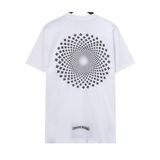 CHROME HEARTS TEE 'SPIRAL CROSS LOGO WHITE (LIGHTLY USED)'
