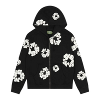 DENIM TEARS ZIP HOODIE 'BLACK'