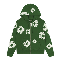 DENIM TEARS ZIP HOODIE 'GREEN'