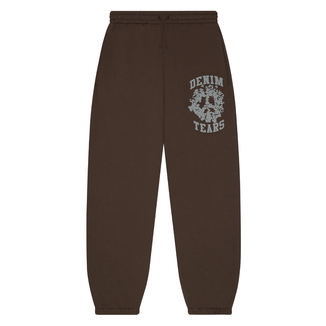 DENIM TEARS PANTS 'UNIVERSITY BROWN'