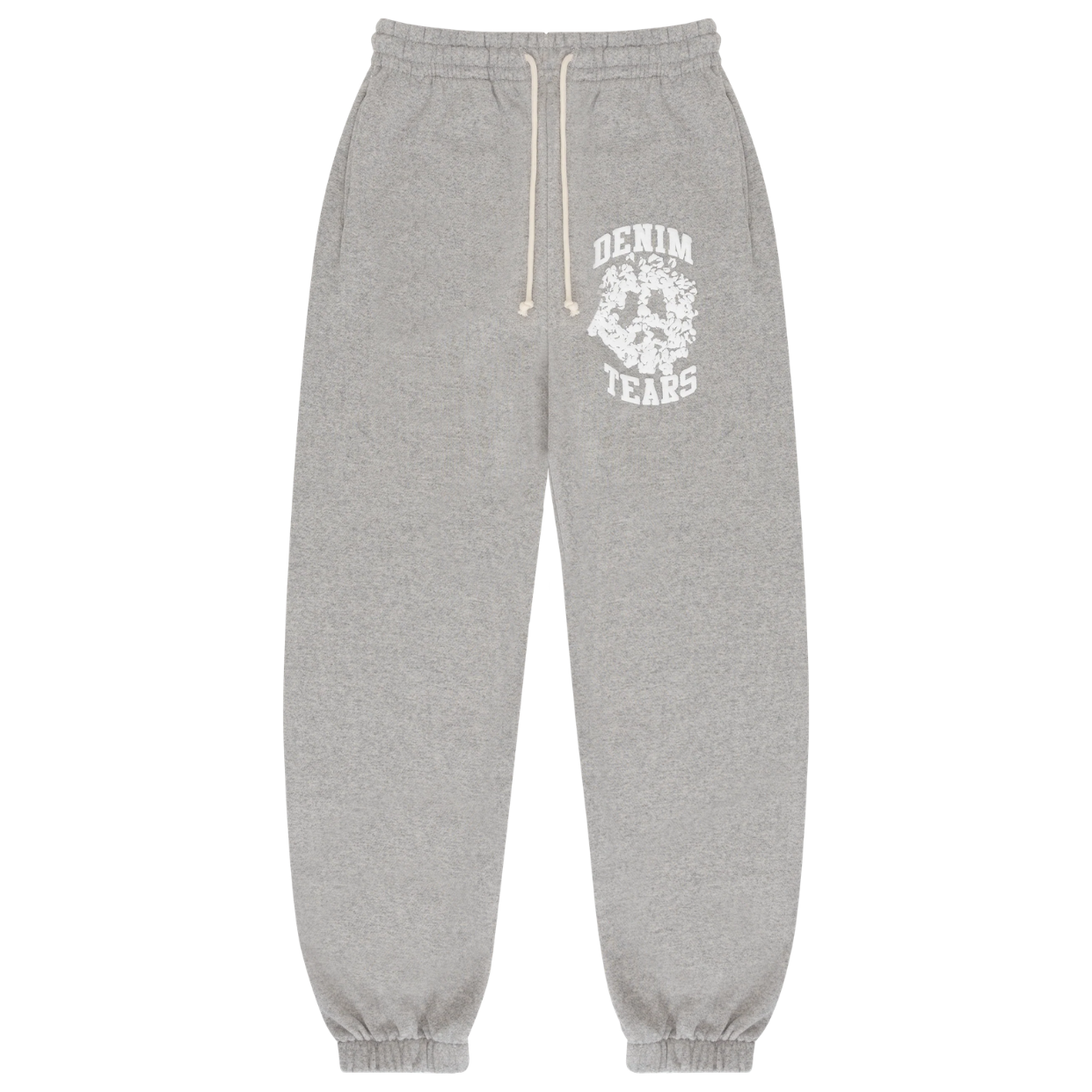 DENIM TEARS PANTS 'UNIVERSITY GREY'