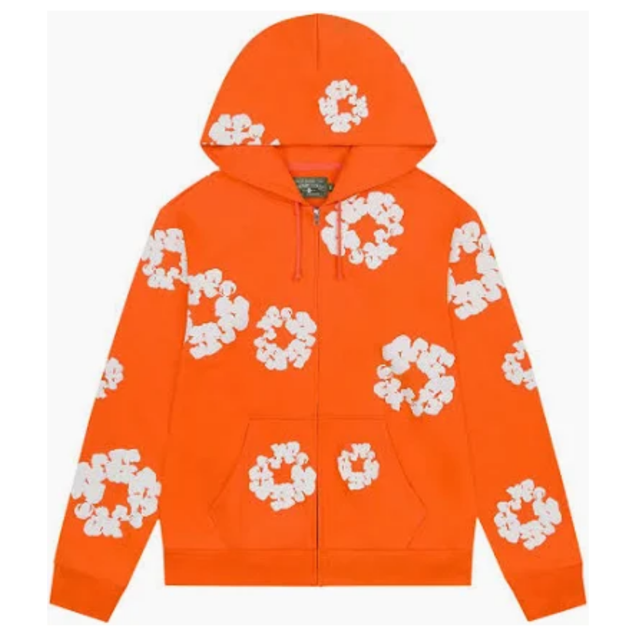 DENIM TEARS ZIP HOODIE 'ORANGE'