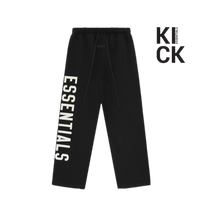 ESSENTIALS PANTS 'FOG RELAXED BLACK'