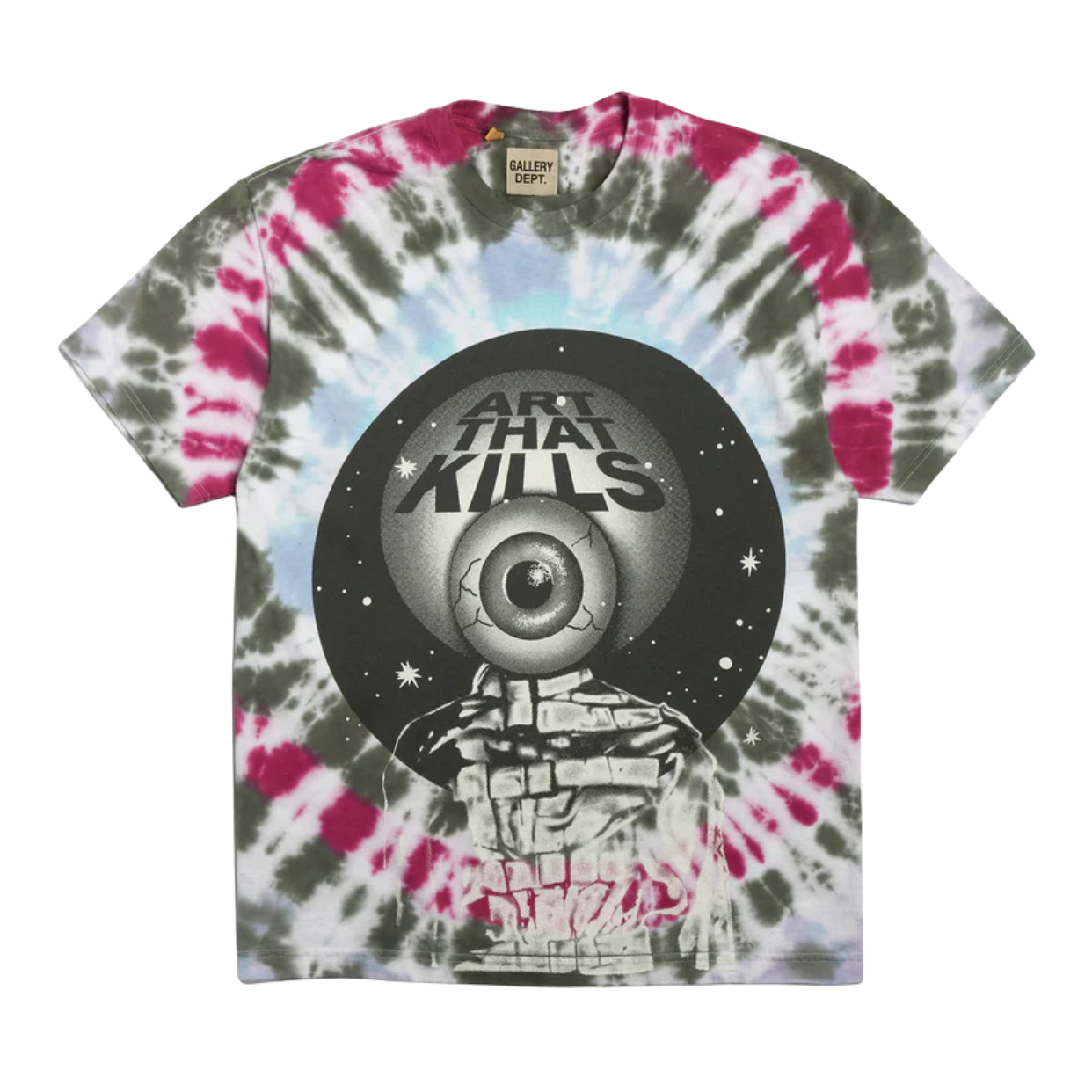 GALLERY TEE 'ART THAT KILLS TIE DYE'