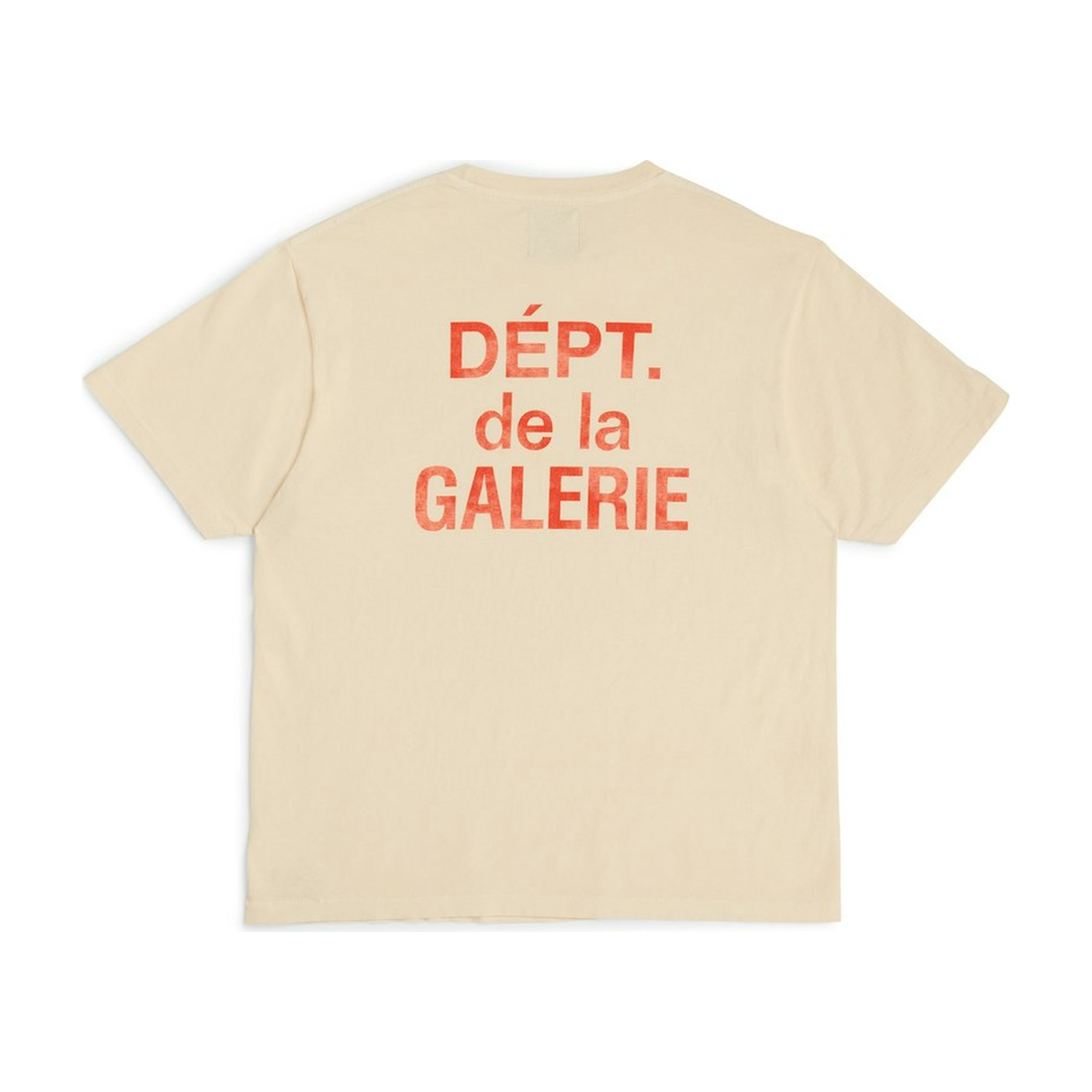 GALLERY DEPT TEE 'FRENCH CREAM ORANGE'