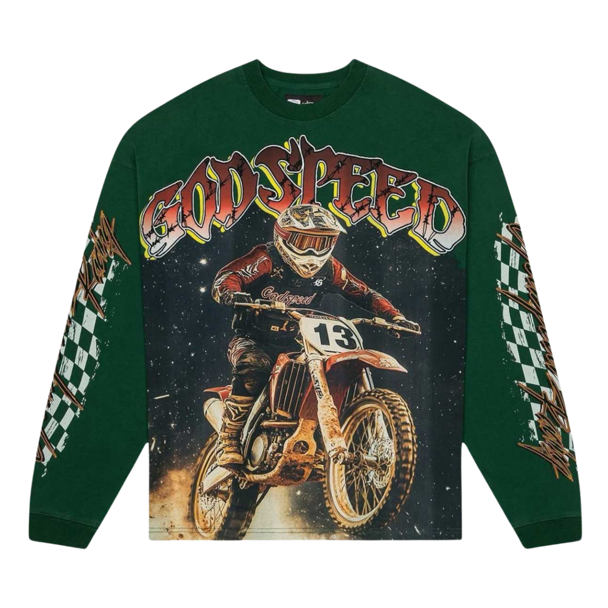 GODSPEED LONGSLEEVE 'FULL THROTTLE GREEN'