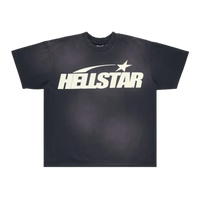 HELLSTAR TEE 'CLASSIC GEL PRINT BLACK WHITE'