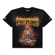 HELLSTAR TEE 'REACH YOUR INNER PEACE BLACK'