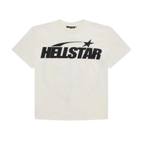 HELLSTAR TEE 'CLASSIC GEL PRINT WHITE BLACK'