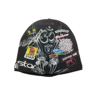 HELLSTAR BEANIE 'PATCH PRINT BLACK'