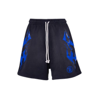 HELLSTAR SHORT 'BLACK BLUE FLAME'