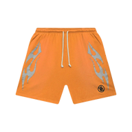 HELLSTAR SHORT 'ORANGE GREY FLAME'