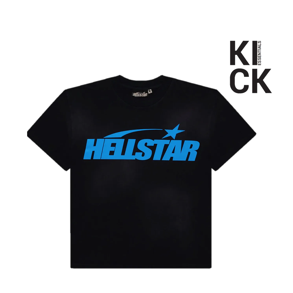 HELLSTAR TEE 'BLACK LIGHT BLUE GEL'