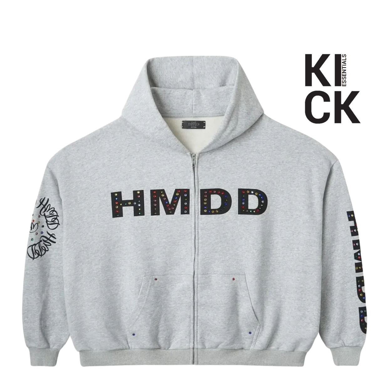 HMDDLA HOODIE 'ZIP UP CHIMSTONE'