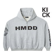 HMDDLA HOODIE 'ZIP UP CHIMSTONE'