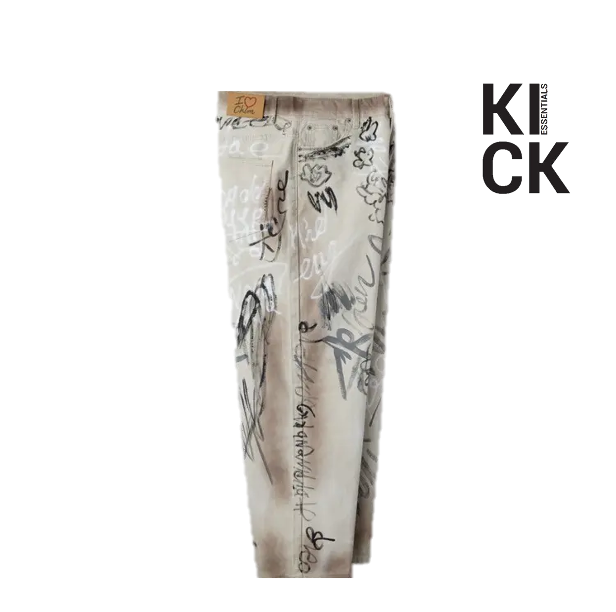 HMDDLA PANT 'GRAFFITI CHINO WHITE'