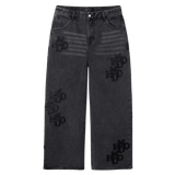HMDDLA PANT 'DOUBLE BLACK PATCH'