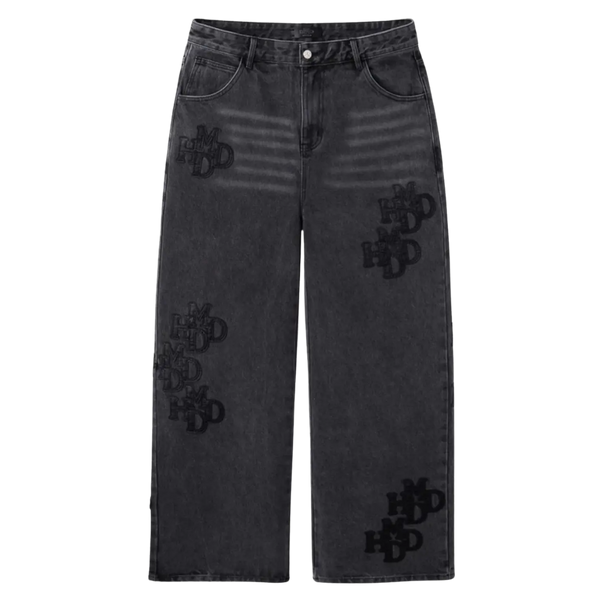 HMDDLA PANT 'DOUBLE BLACK PATCH'