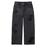 HMDDLA PANT 'DOUBLE BLACK PATCH'